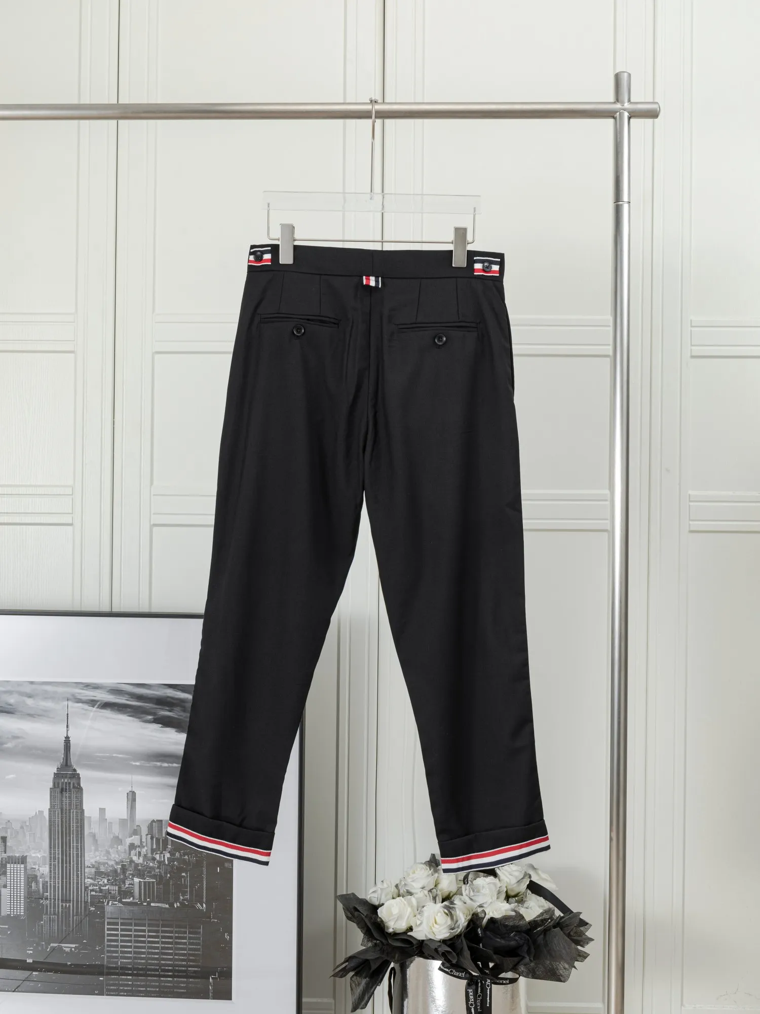 𝑻𝒉𝒐𝒎 𝑩𝒓𝒐𝒘𝒏𝒆 🇳🇱 THOM BROWNE ， ， ， Lightweight ， ， ， ， ， ， ！ TB TB ：Gray/Black Size: 0/1/2/3/4